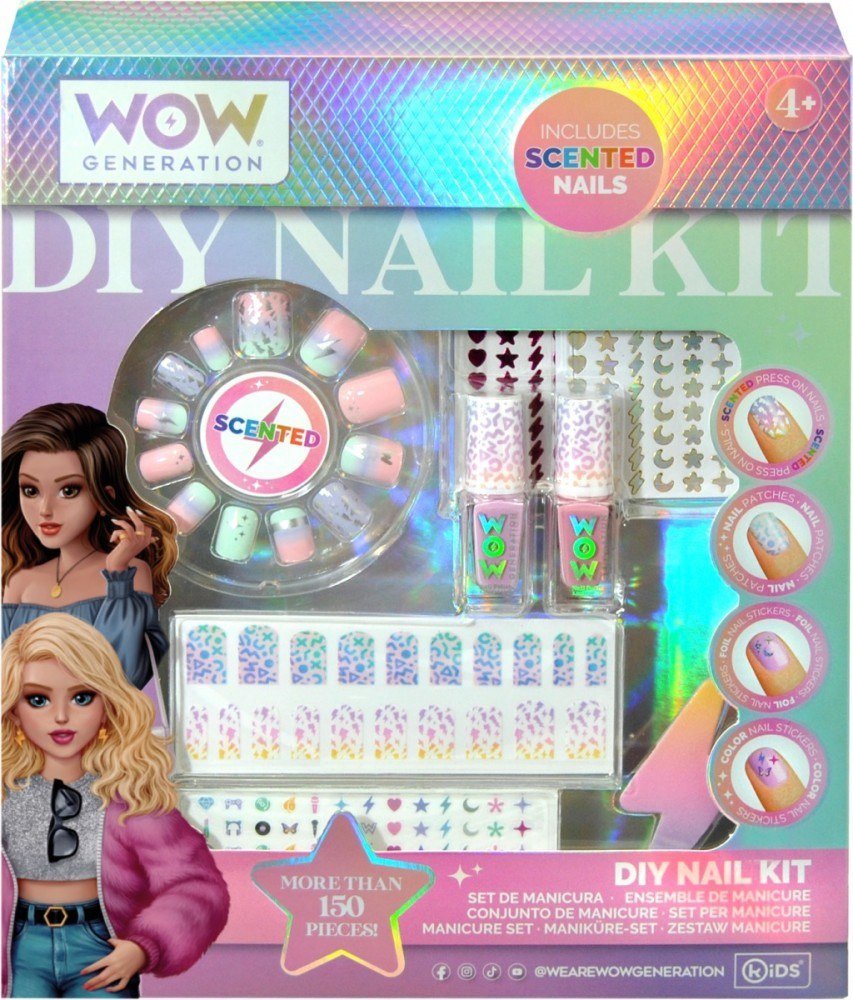 Zestaw do manicure z pachnącymi tipsami Kids Euroswan 1