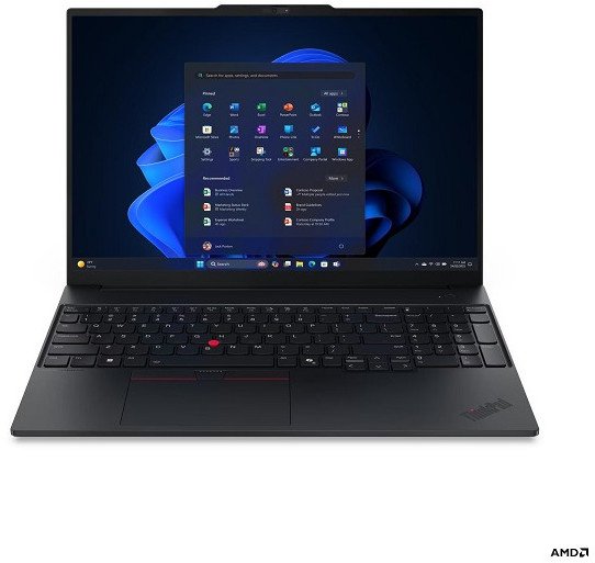 TS / ThinkPad E / E16 AMD G3 / R5 220 / 32GB / 512GB SSD / 16.0" / WUXGA / Black / Win 11 Pro / 1YR Depot