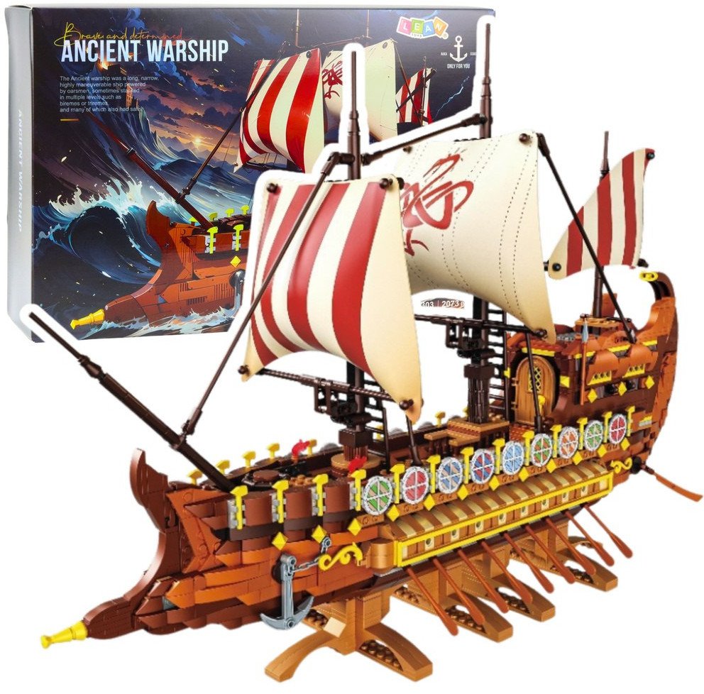 Klocki Konstrukcyjne Starożytny Statek Romański 2073 el.