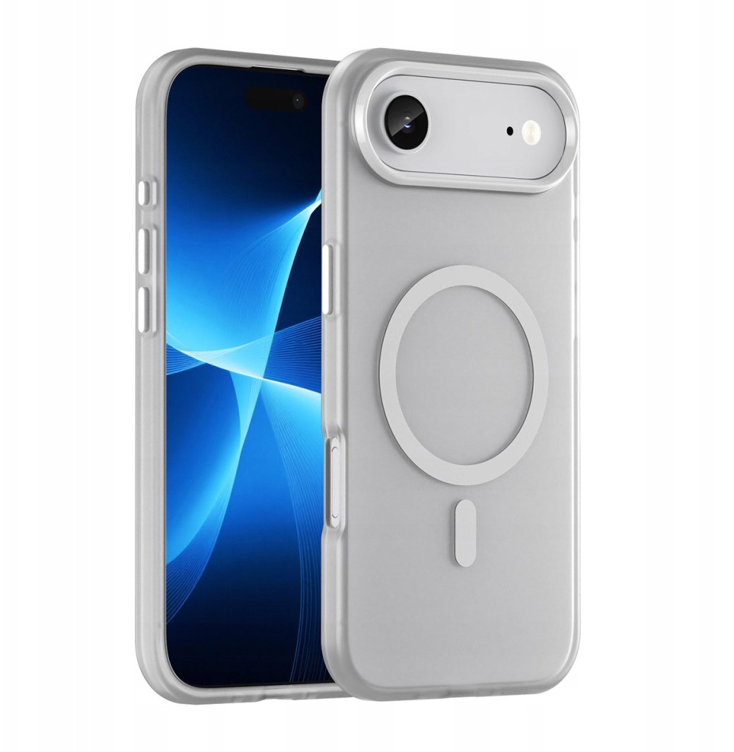 Etui Magnetic Abrasive na iPhone 17 Air kompatybilne z MagSafe - matowe białe