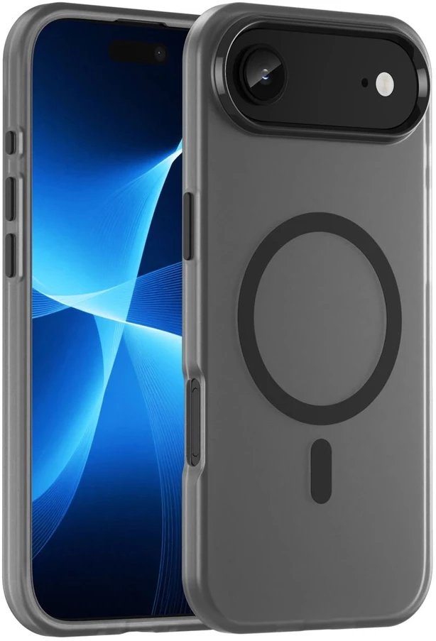 Etui Magnetic Abrasive na iPhone 17 Air kompatybilne z MagSafe - matowe czarne