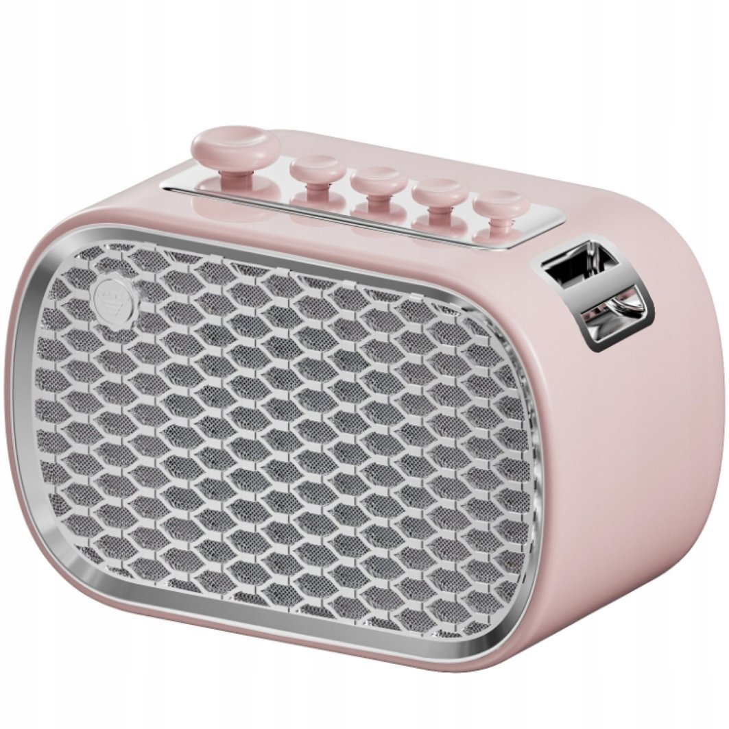 GŁOŚNIK BLUETOOTH PRZENOŚNY MINI BEZPRZEWODOWY MOBILNY USB AUX BIAŁY SZUM 1