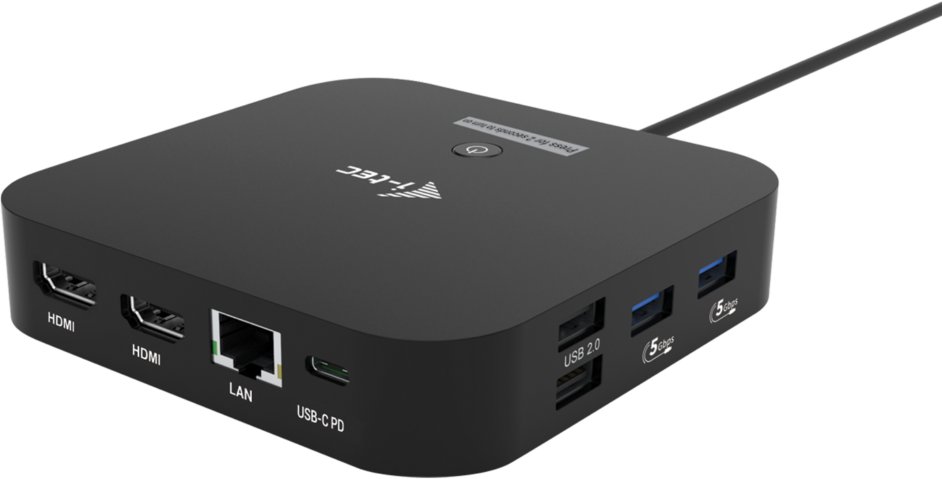 Stacja/replikator I-TEC USB-C Dual HDMI (C31DUALHDMIDOCKPD) 1