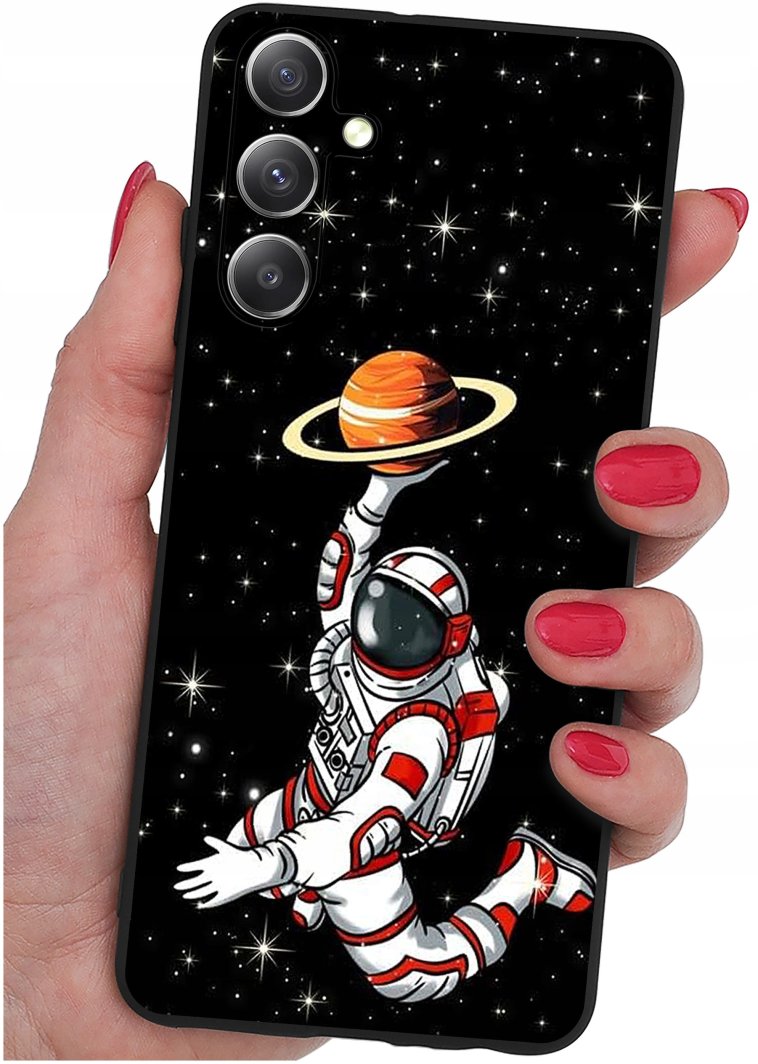 ETUI do Samsung Galaxy S24+ Plus WZORY |SILIKONOWE MATT CASE + SZKŁO 9H 1