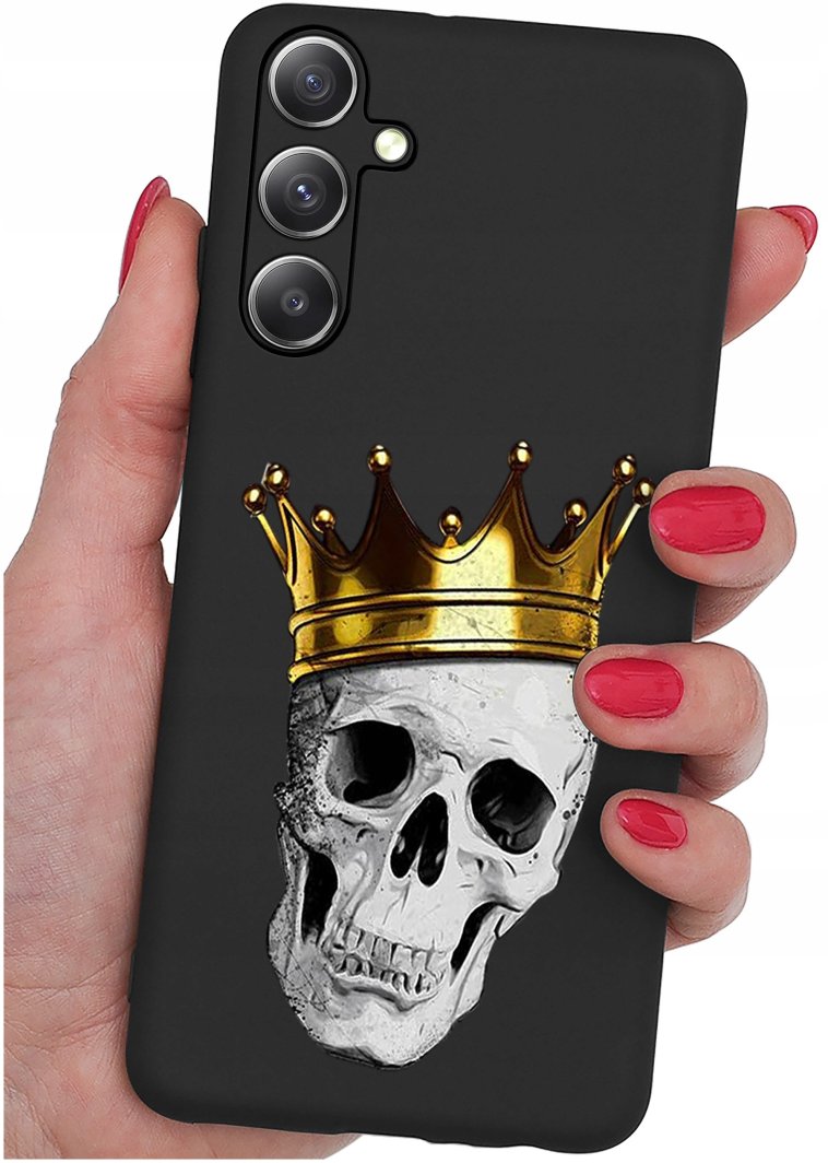 ETUI do Samsung Galaxy S24 WZORY | SILIKONOWE MATT CASE + SZKŁO 9H 1