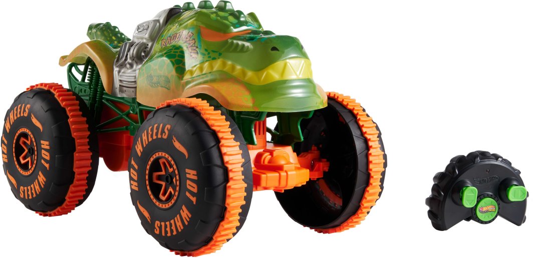 Mattel Hot Wheels Monster Trucks RC Rageasaur 1:15 Pojazd zdalnie sterowany  JBH03 1