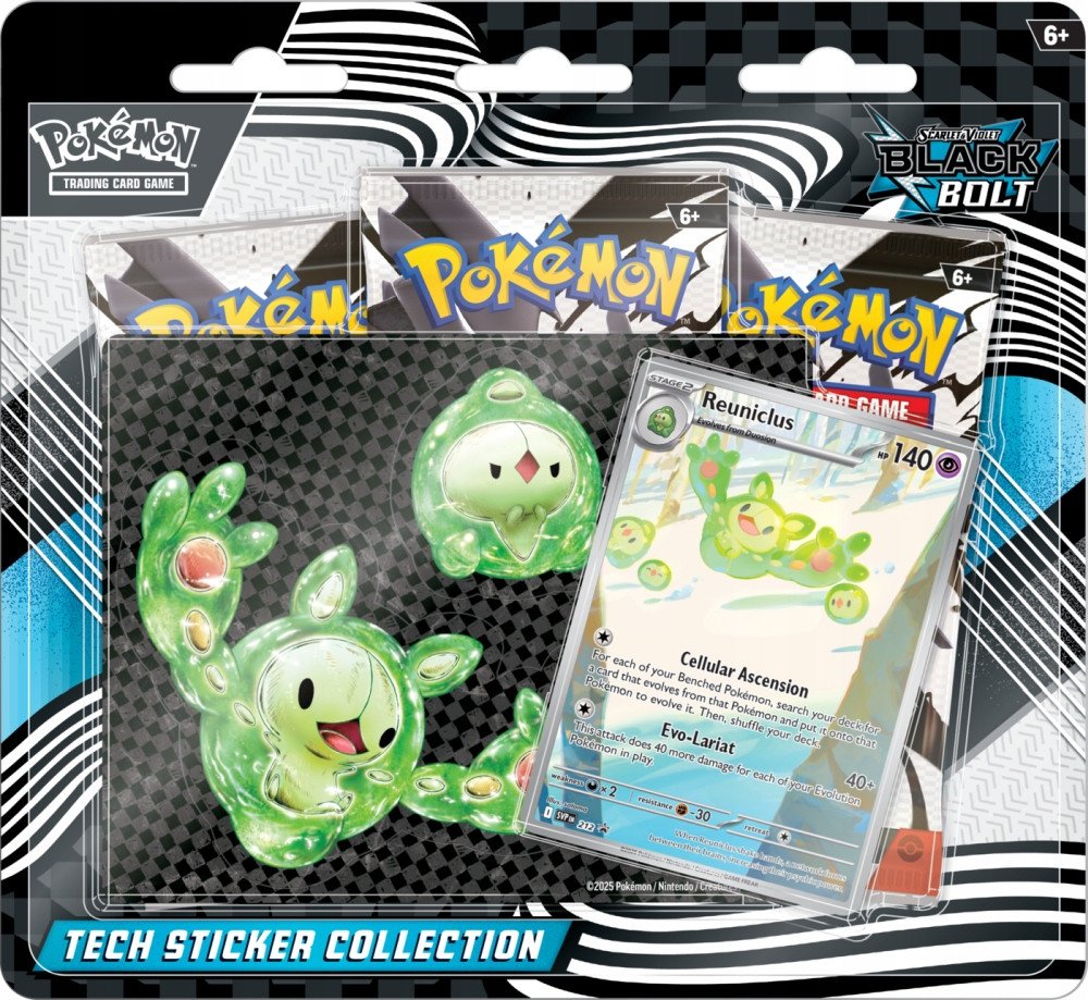 Pokémon SV10.5 Black Bolt - Tech Sticker Collection (POK10128ZSV) 1