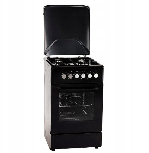 Kuchnia gazowo-elektryczna MPM-56-KGM-12B Czarna 1