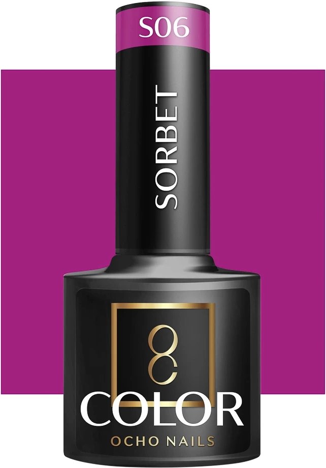 OCHO NAILS Lakier hybrydowy SORBET S06 -5g 1
