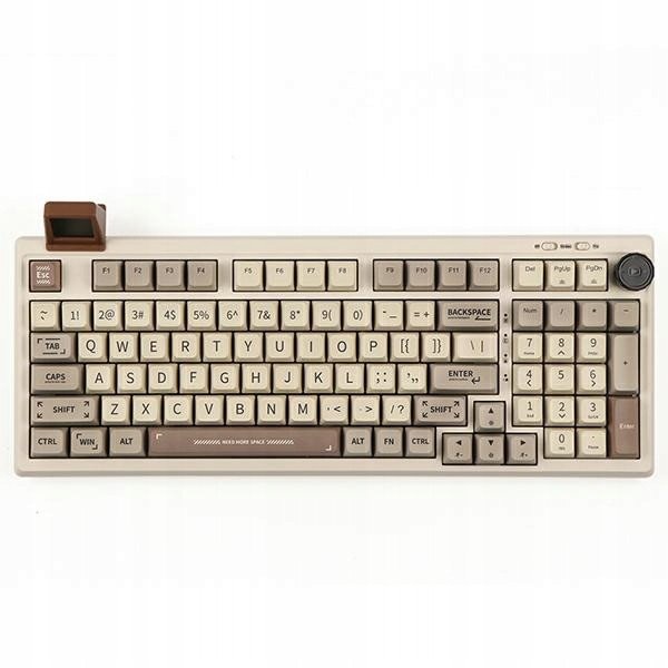 Mechanical keyboard Epomaker RT100 ANSI Wisteria Linear Switch white 1