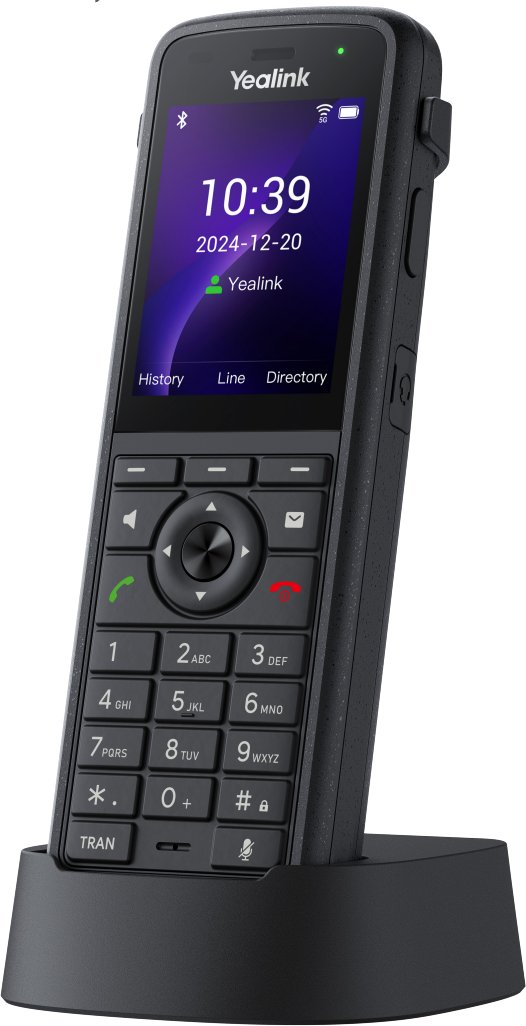 Yealink AX86R telefon VoIP Czarny TFT Wi-Fi