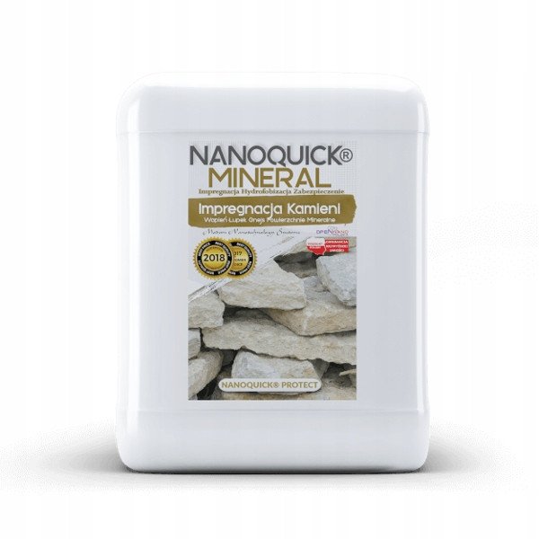 Impregnat Profesjonalny do Kamienia Elewacji Taras Schody NANOQUICK Mineral 1