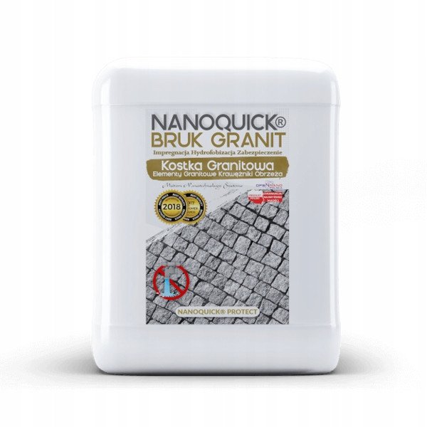 Impregnat Profesjonalny do Kamienia Granit Wyrobów Kostki NANOQUICK Granit 1