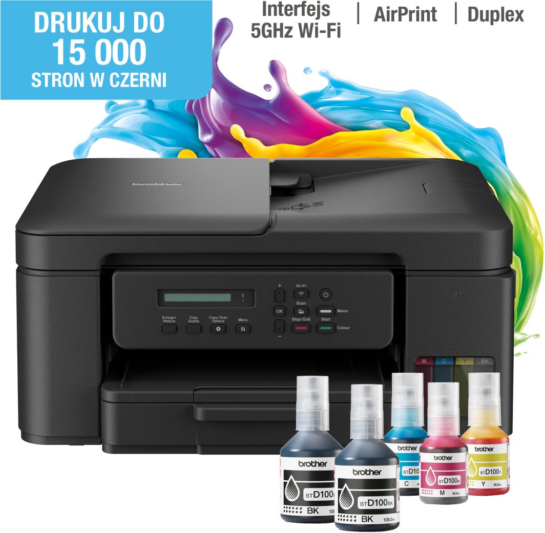 Urządzenie wielofunkcyjne Brother DCP-T730DW InkBenefit (DCPT730DWYJ1) 1