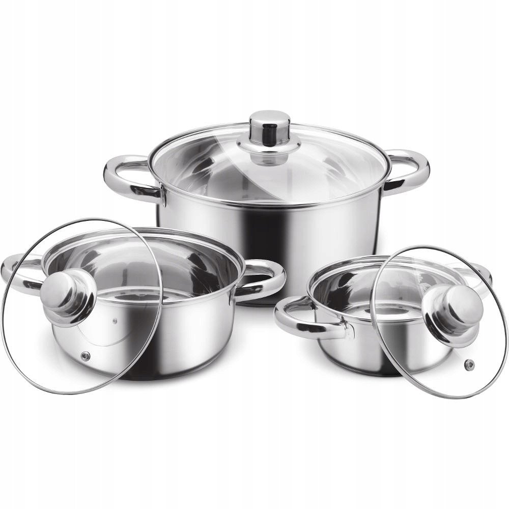 LP1000 Zestaw Garnkw z pokryw 6szt. MARCHE 1