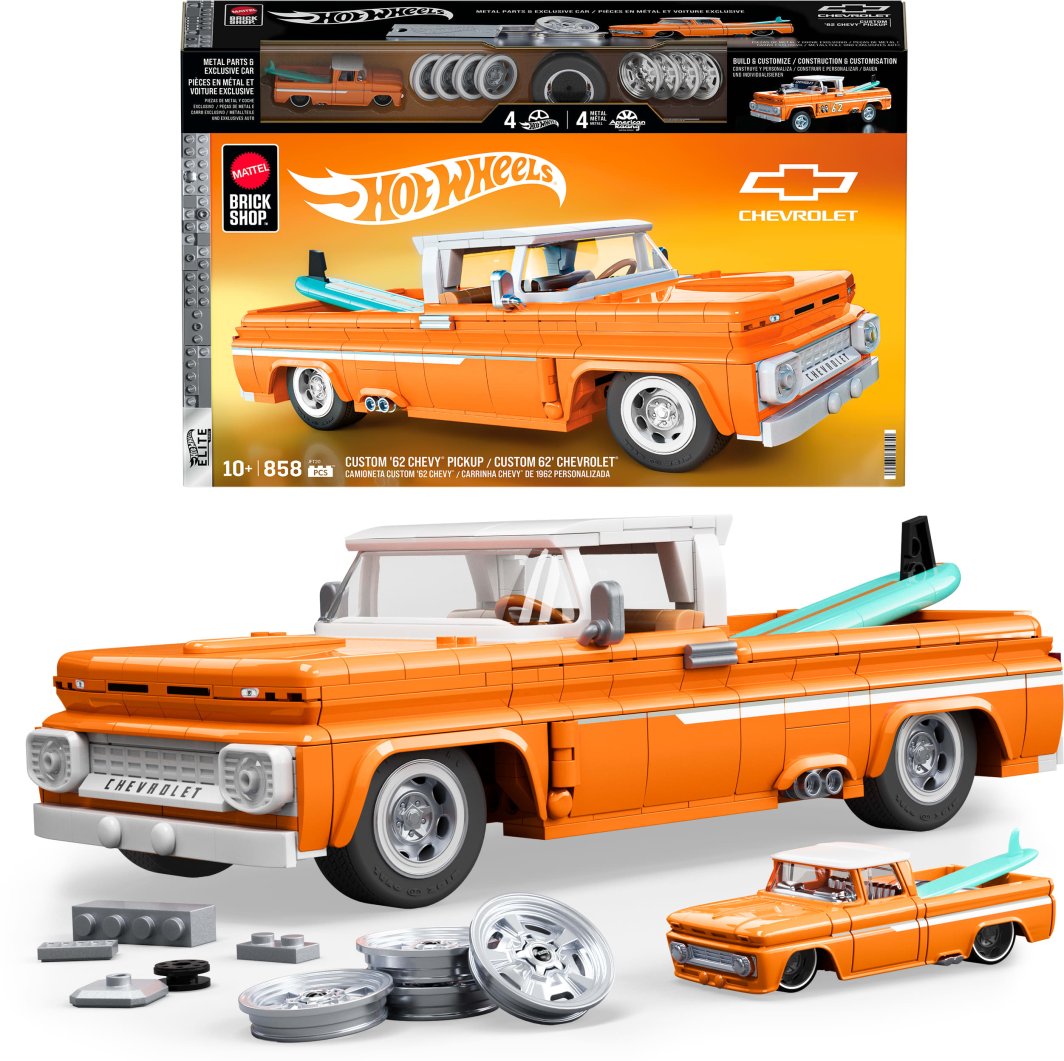 Brick Shop Hot Wheels Elite Series Custom 62 Chevy Pickup JFW70 JFT20 1