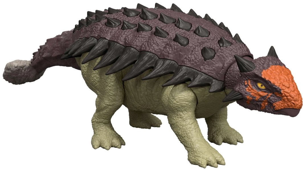 Figurka Mattel Jurassic World Rebirth Ankylosaurus Ryczący dinozaur (JGB90) 1