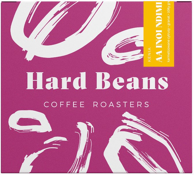 Hard Beans - kawa ziarnista Kenia AA Inoi Ndimi Fully Washed Filter 250 g 1
