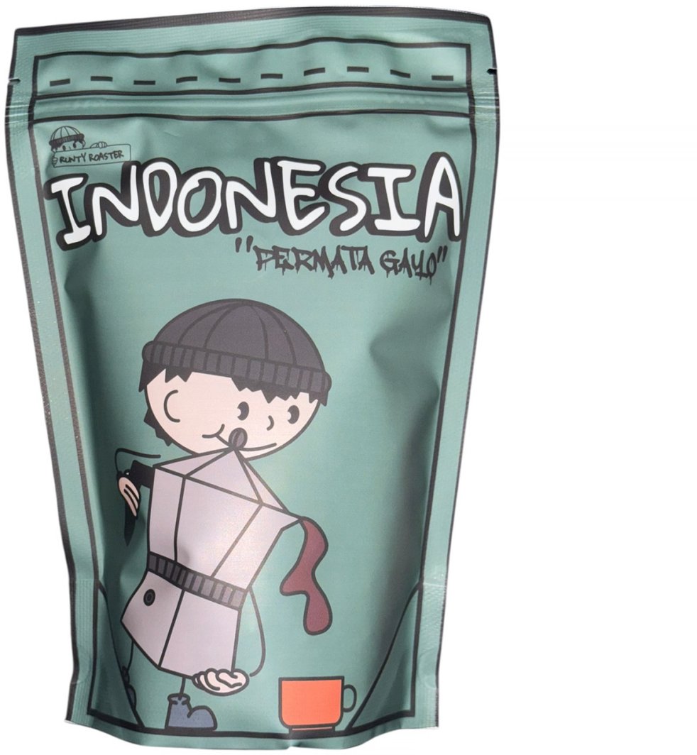 Runty Roaster - kawa ziarnista Indonezja Permata Gayo Wet-hulled Filter 250 g 1