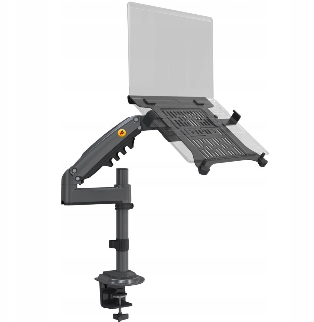 H100-FP Ergonomiczny uchwyt biurkowy do laptopa / monitora Regulacja 3D 1