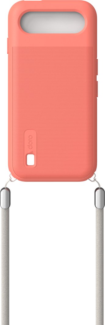Doro TPU Case/Strap Coral für  Aurora A1x 1