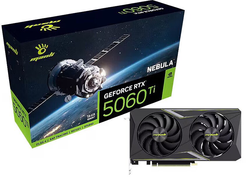 RTX 5060 Ti 16GB Manli Nebula GDDR7 1