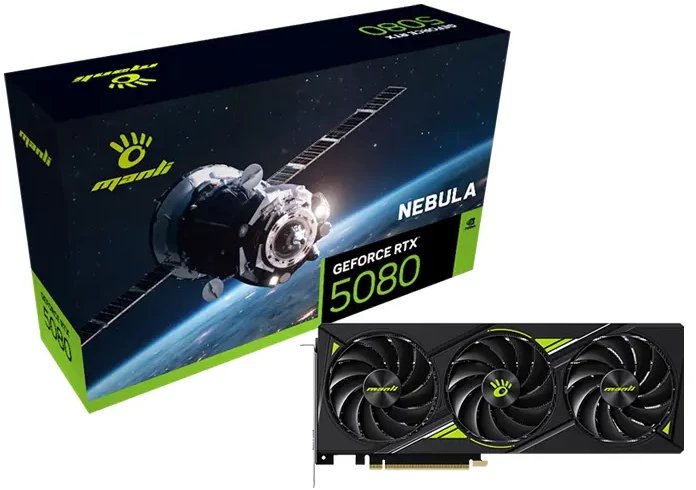 5080 16GB Manli Nebula GDDR7 1