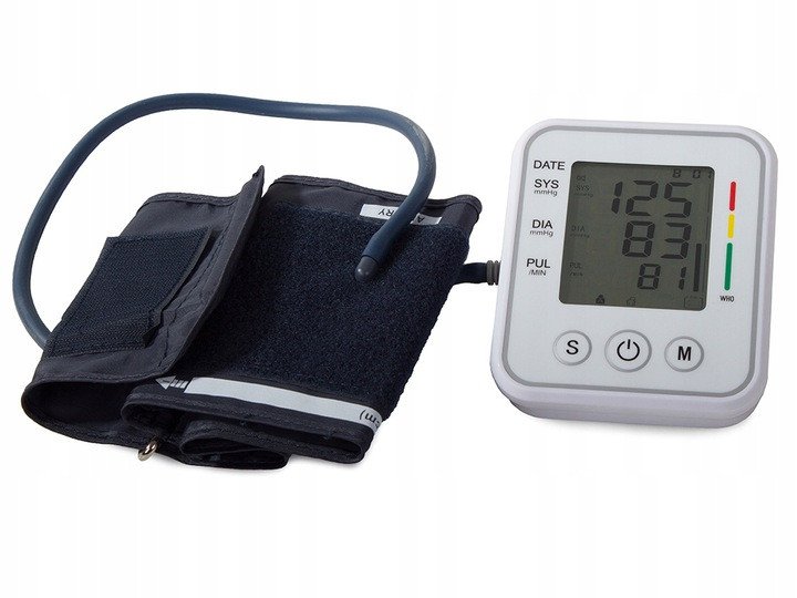 ciśnieniomierz elektroniczny LCD naramienny + etui 15806 1