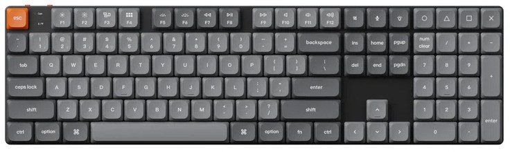 Keychron K5 Max Full Size Brown Switch Black 1