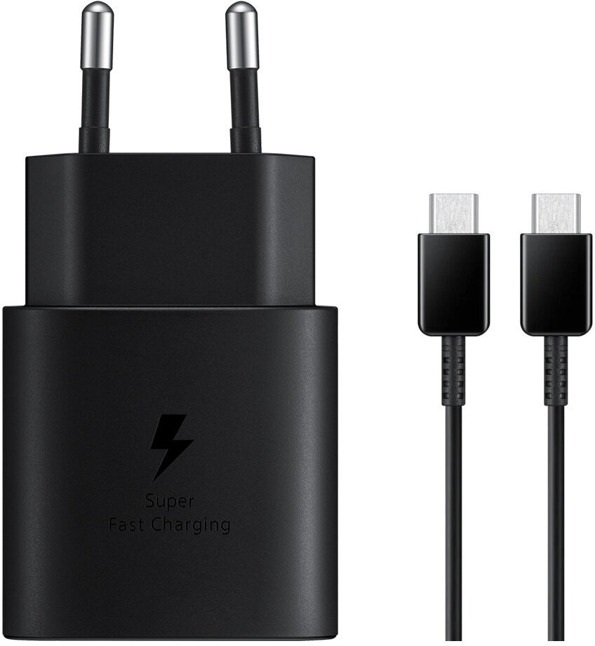Ładowarka sieciowa 25W Samsung Fast Turbo EP-TA800 + kabel USB typ C ORYG 1