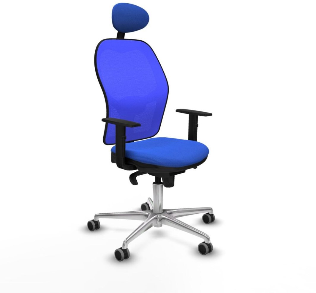 Krzesło Biurowe z Zagłówkiem Jorquera Piqueras y Crespo 1D086G1 Niebieski