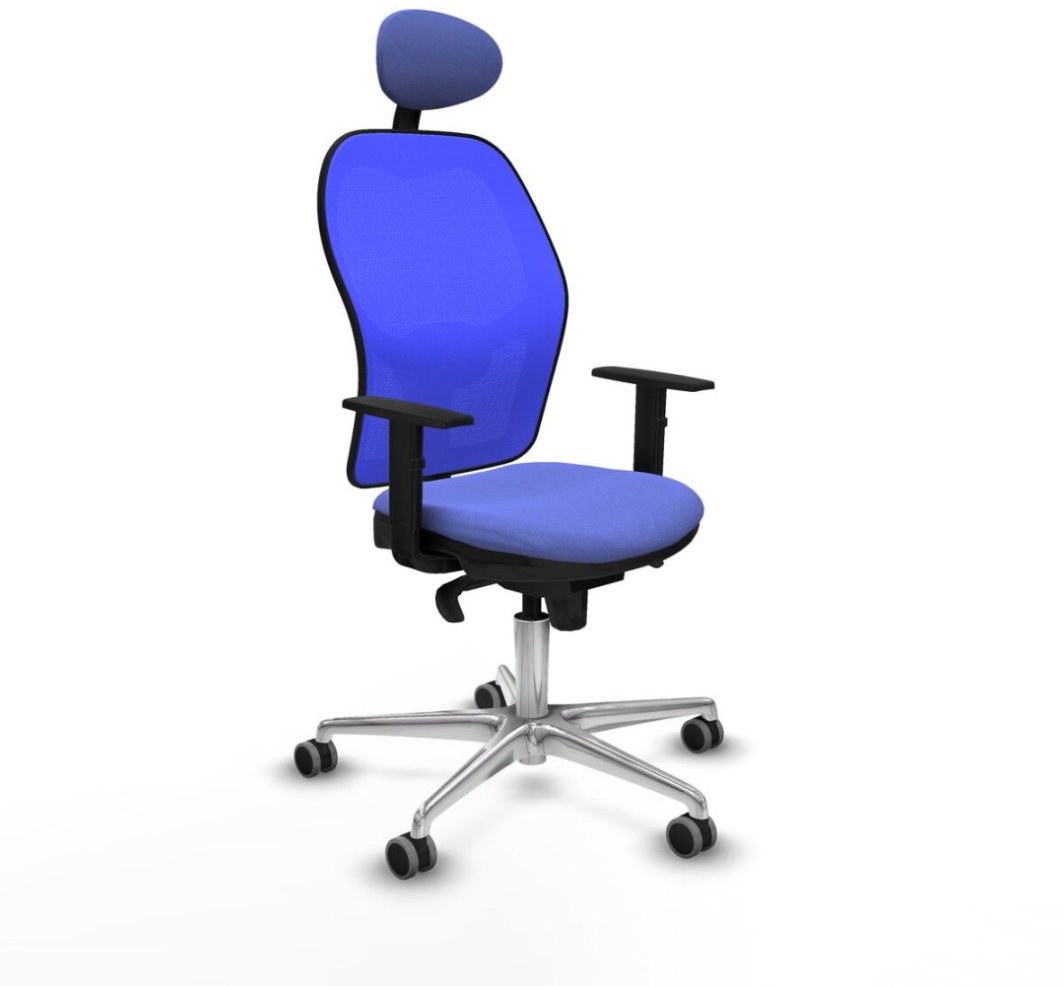 Krzesło Biurowe z Zagłówkiem Jorquera Piqueras y Crespo 1D086G1 Jasnoniebieski