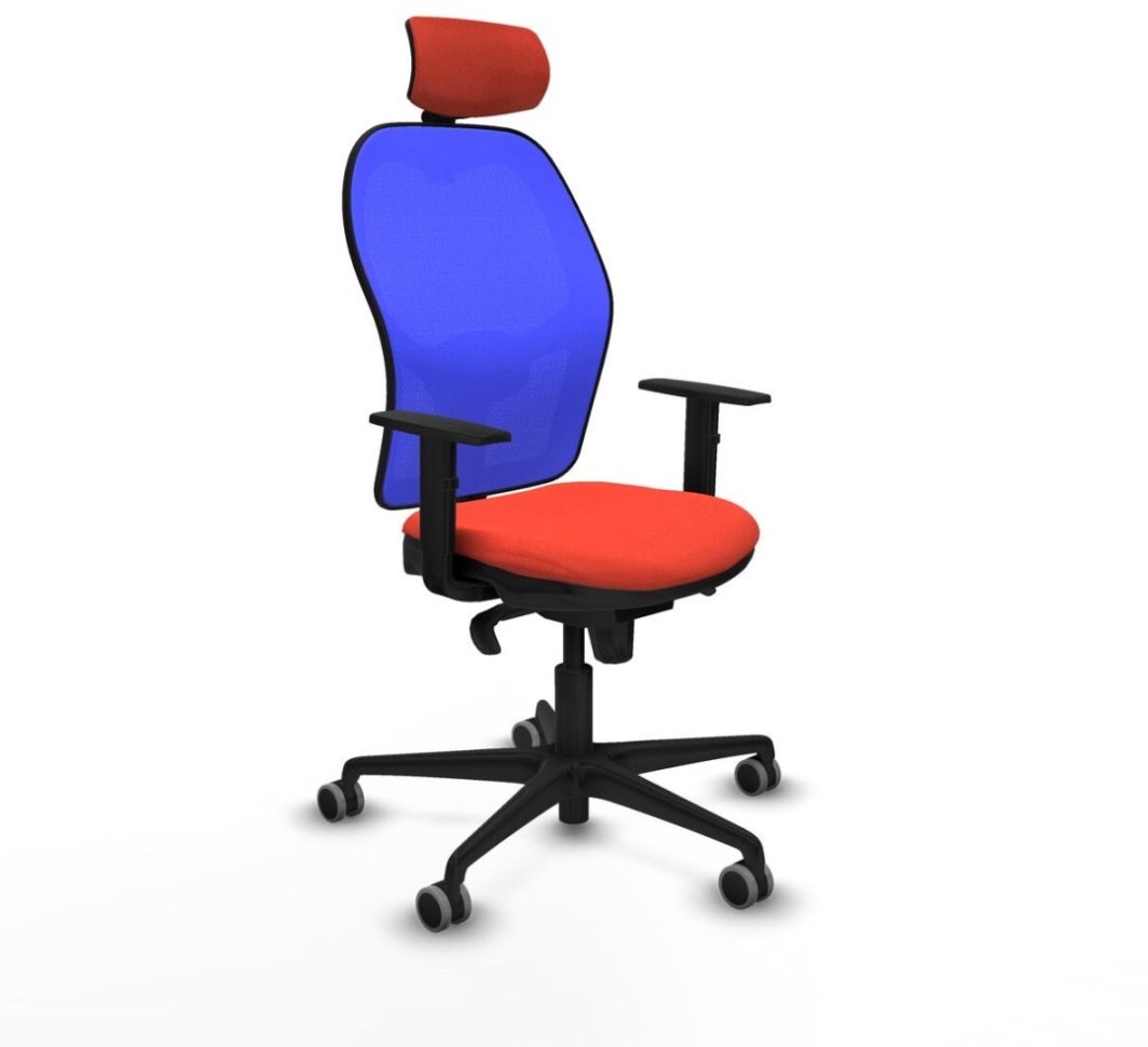 Krzesło Biurowe z Zagłówkiem Piqueras y Crespo 1D036G2 Ciemnopomarańczowy