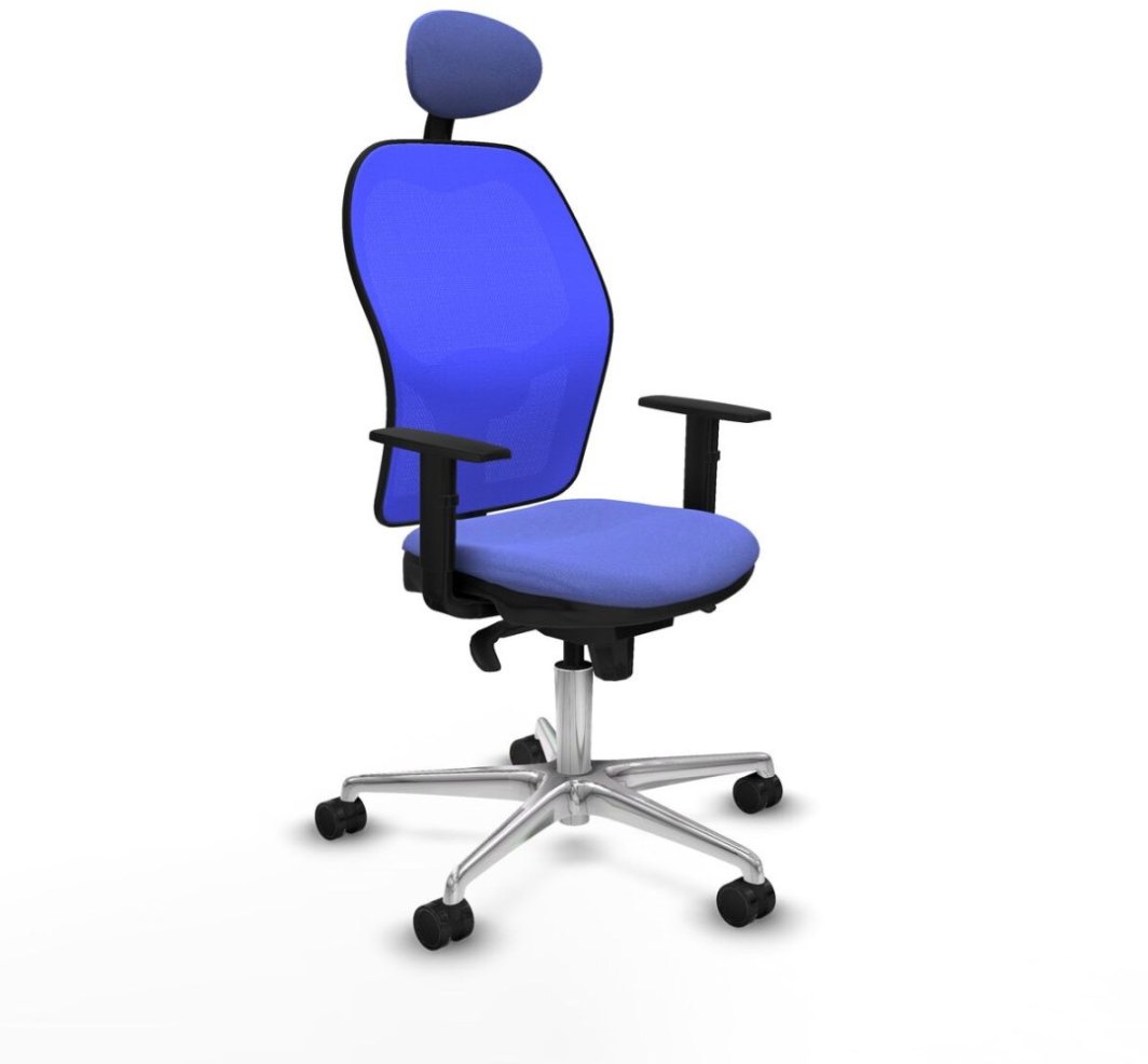 Krzesło Biurowe z Zagłówkiem Jorquera Piqueras y Crespo 1D086N1 Jasnoniebieski