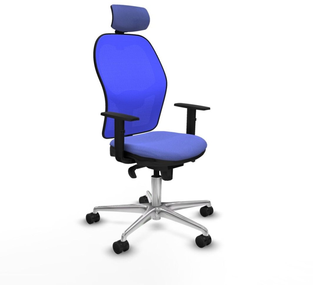 Krzesło Biurowe z Zagłówkiem Piqueras y Crespo 1D086N2 Jasnoniebieski