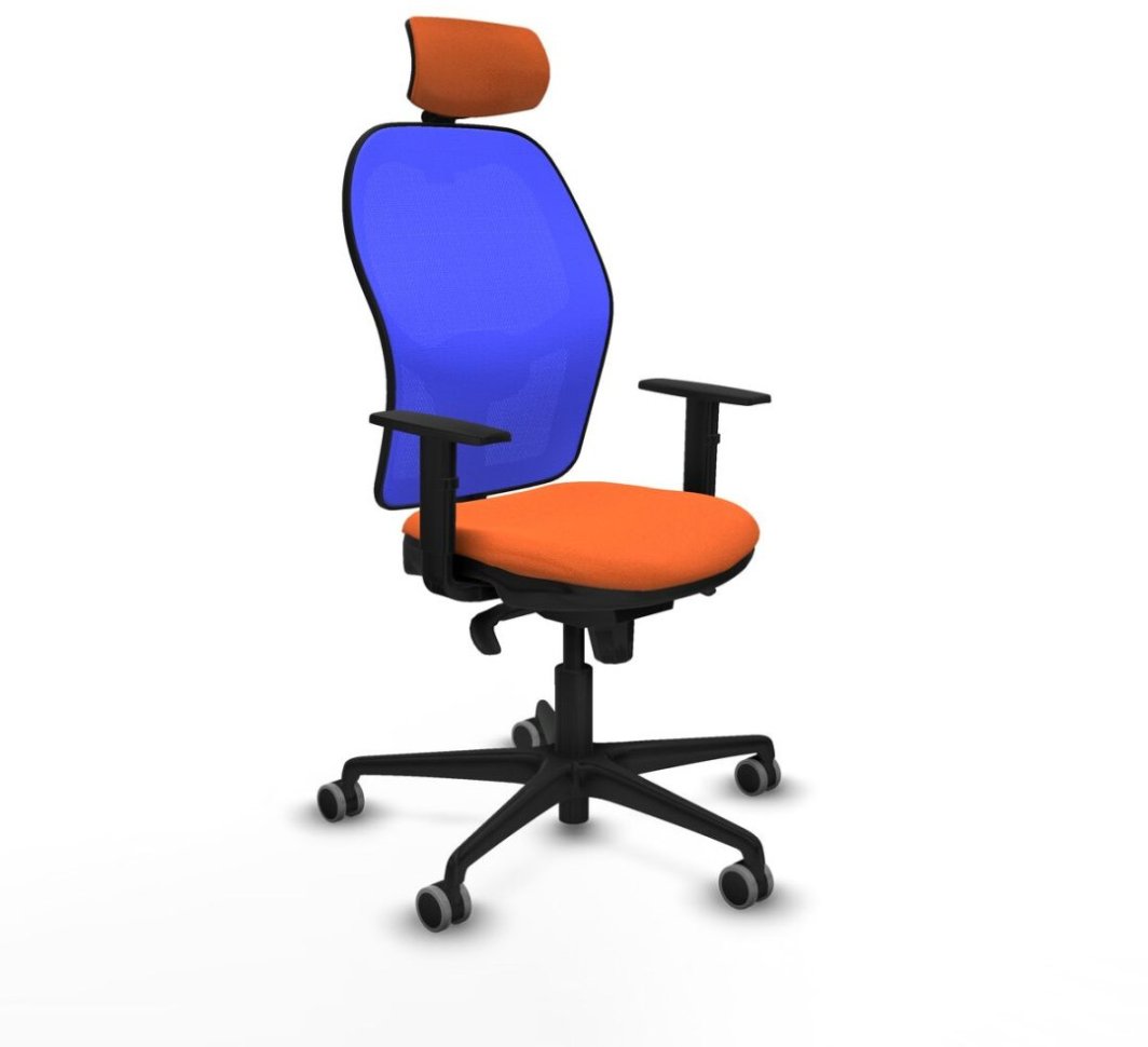 Krzesło Biurowe z Zagłówkiem Piqueras y Crespo 1D036G2 Pomarańczowy