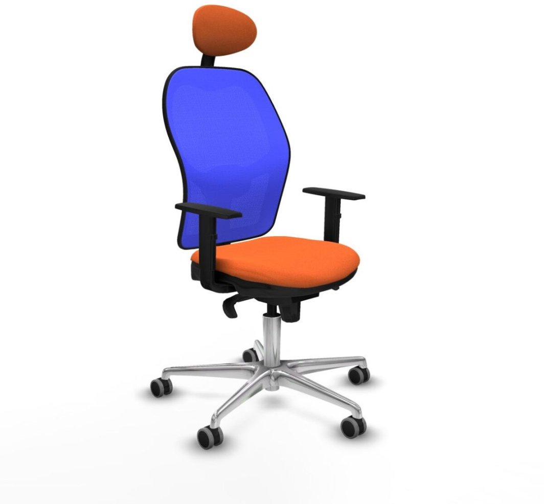 Krzesło Biurowe z Zagłówkiem Jorquera Piqueras y Crespo 1D086G1 Pomarańczowy