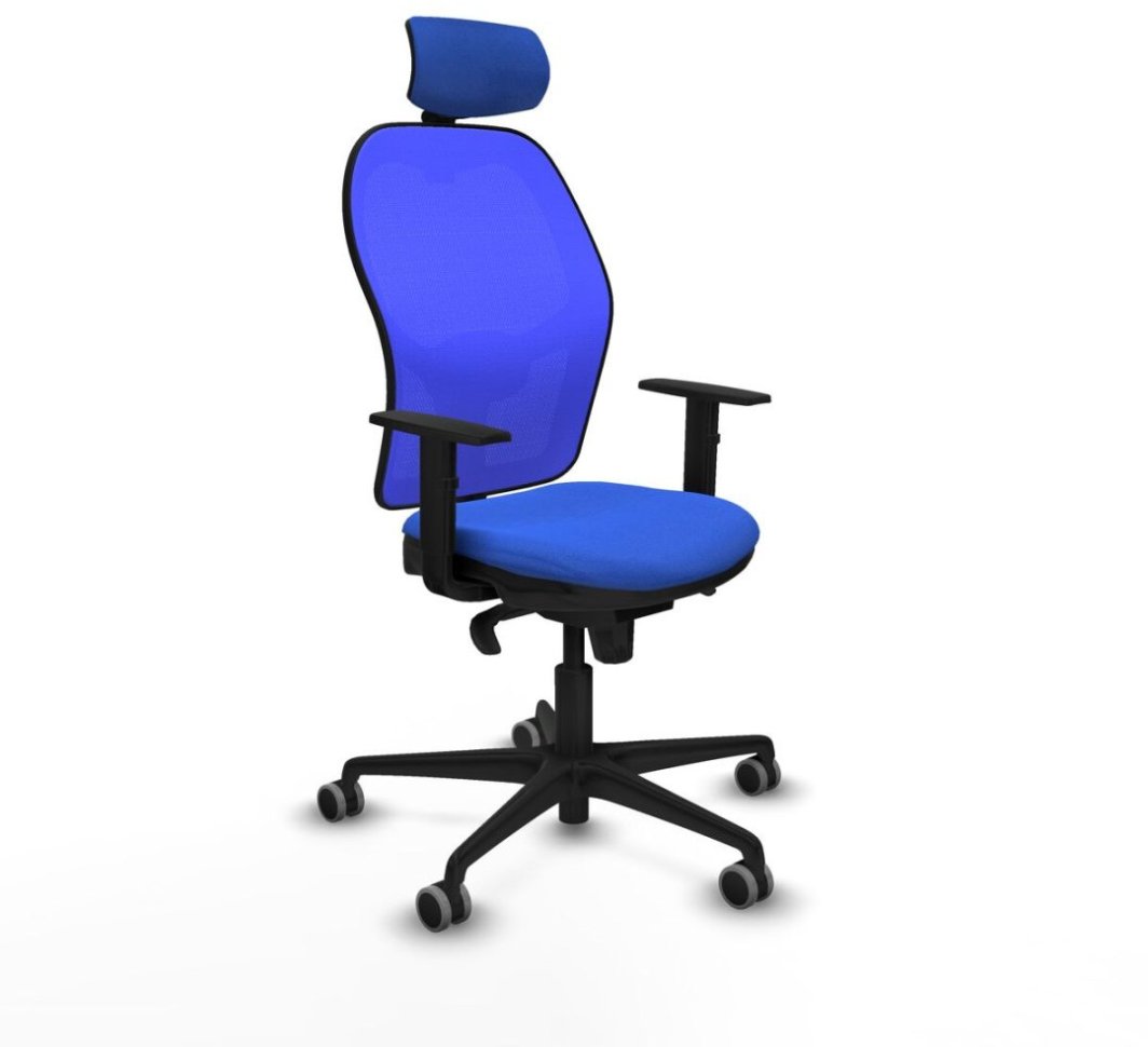 Krzesło Biurowe z Zagłówkiem Piqueras y Crespo 1D036G2 Niebieski