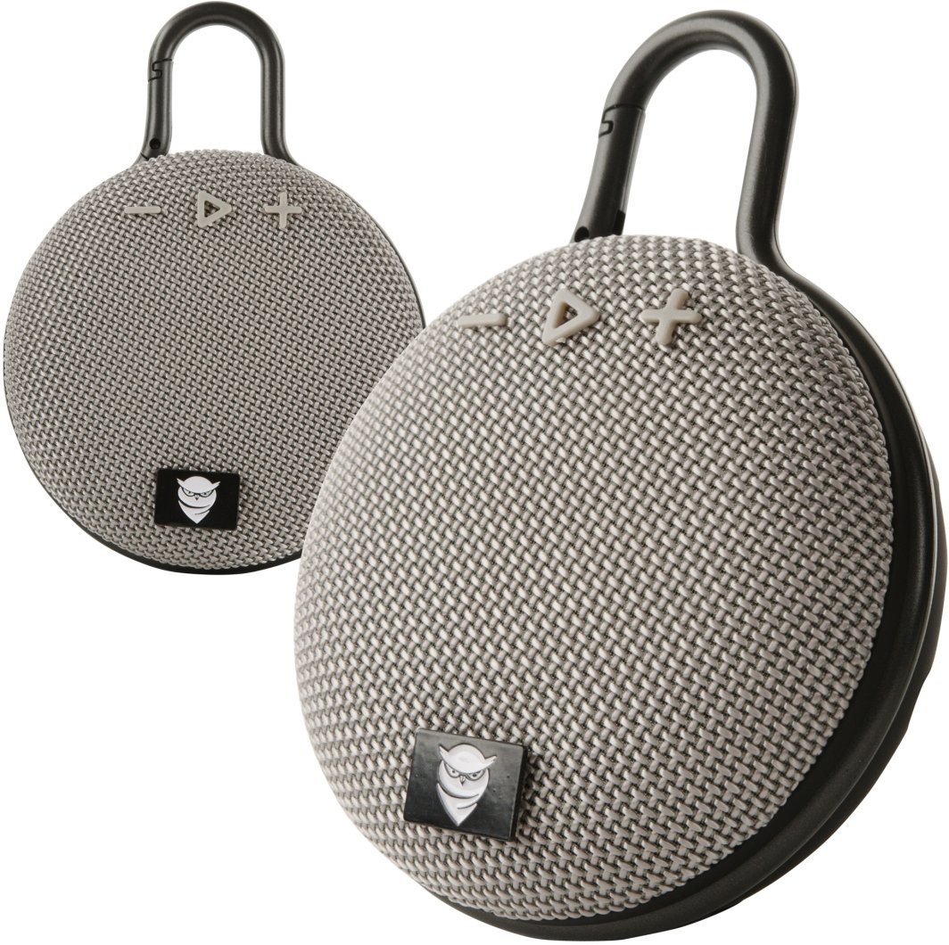 GŁOŚNIK BLUETOOTH MAŁY OKRĄGŁY TG112 SZARY 1