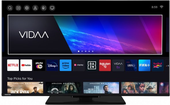 Toshiba 50UV3463DA - 126 cm (50") Diagonalklasse UV34 Series LCD-TV mit LED-Hintergrundbeleuchtung - Smart TV - VIDAA - 4K UHD (2160p) 3840 x 2160 - HDR - Direct LED 1