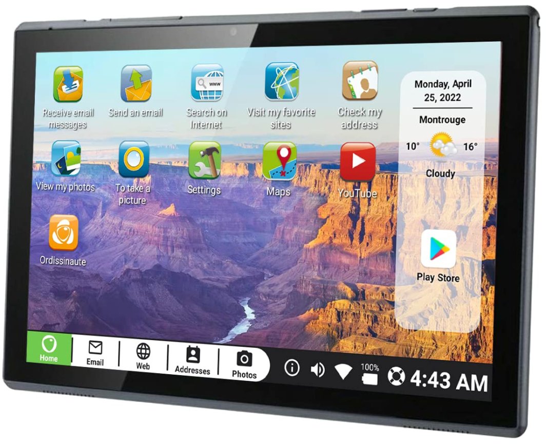 Pix-Star Tablet 10,1" 3GB/32GB/BT/USBC Android 1