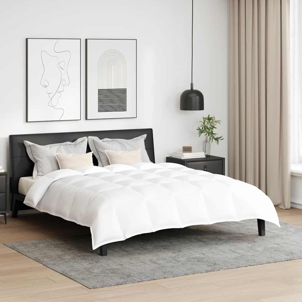 Zestaw kołdry zimowej z poduszką 3 pcs Biały 240 x 200 cm