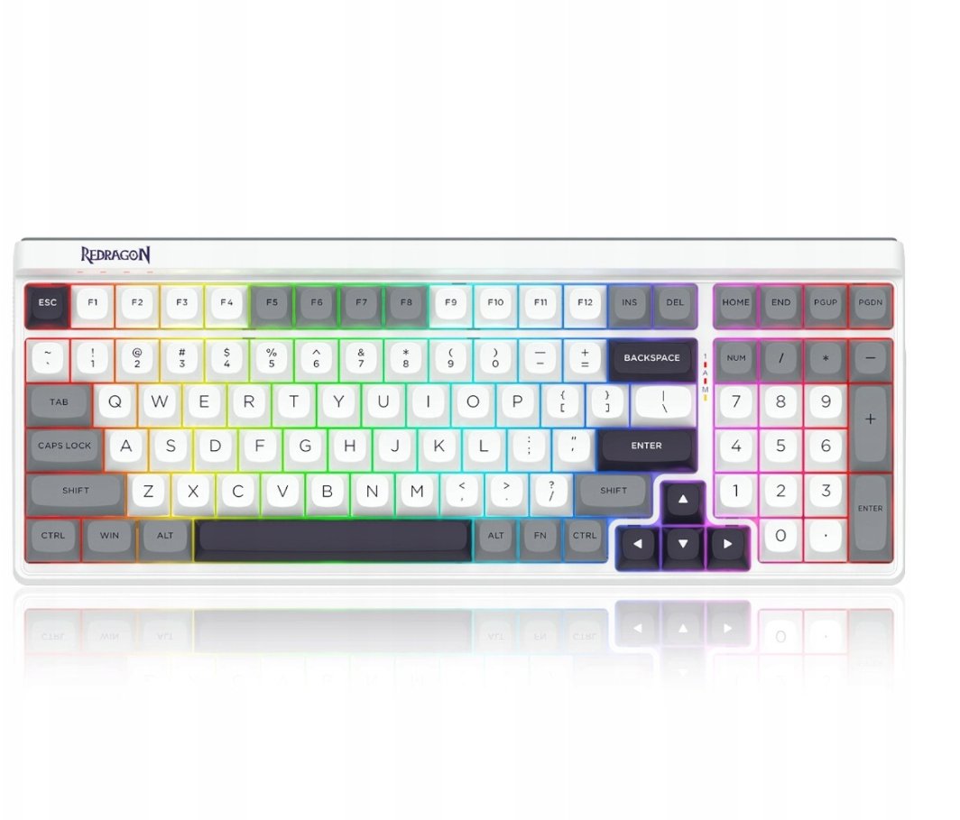 Klawiatura Redragon Garen Pro Redragon Manbo (Garen Pro K656WGB-RGB-PRO Wireless Gray) 1