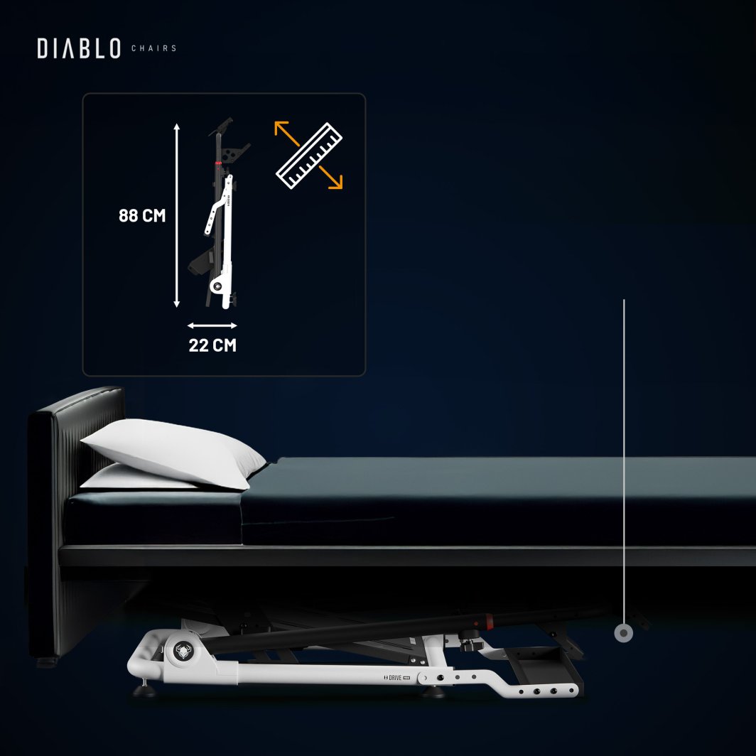 Stojak na kierownicę X-Drive Mini czarno-biały 1