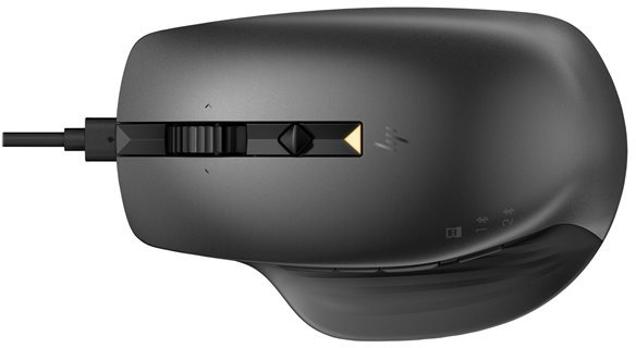 Hewlett Packard (HP) HP 935 Ergonomic Creator Belaidė pelė, Programmable, 4-way Scrolling, Multi-Surface - Juodas 1