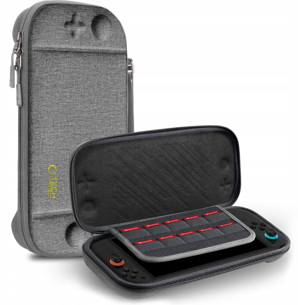 Nintendo Etui Tech-Protect Slim Pouch Nintendo Switch 2 Dark Grey 1