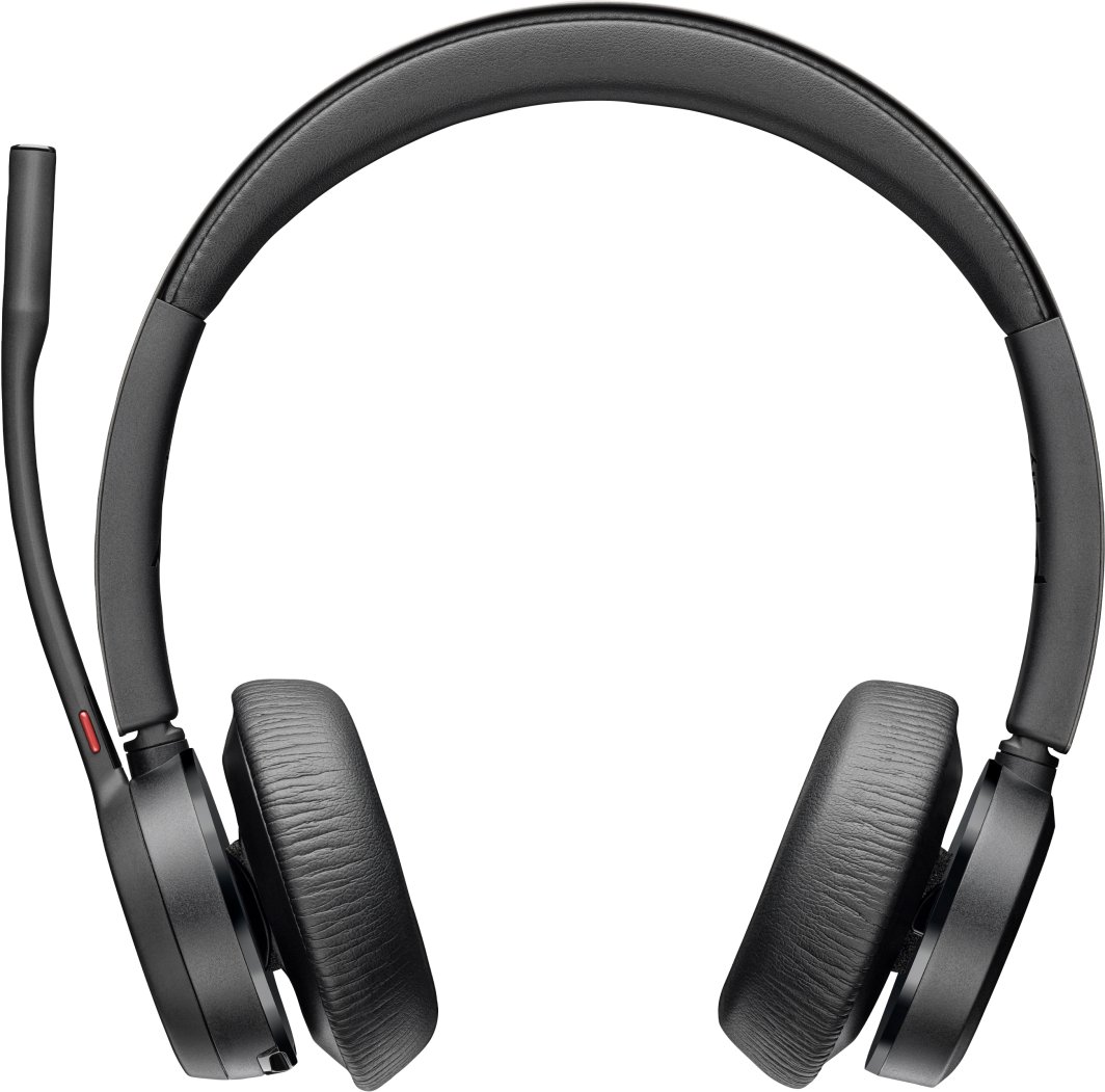 POLY Voyager 4320 Microsoft Teams Certified USB-A Headset +BT700 dongle Przewodowy i Bezprzewodowy Biuro/centrum telefoniczne USB Typu-A Bluetooth Czarny 1