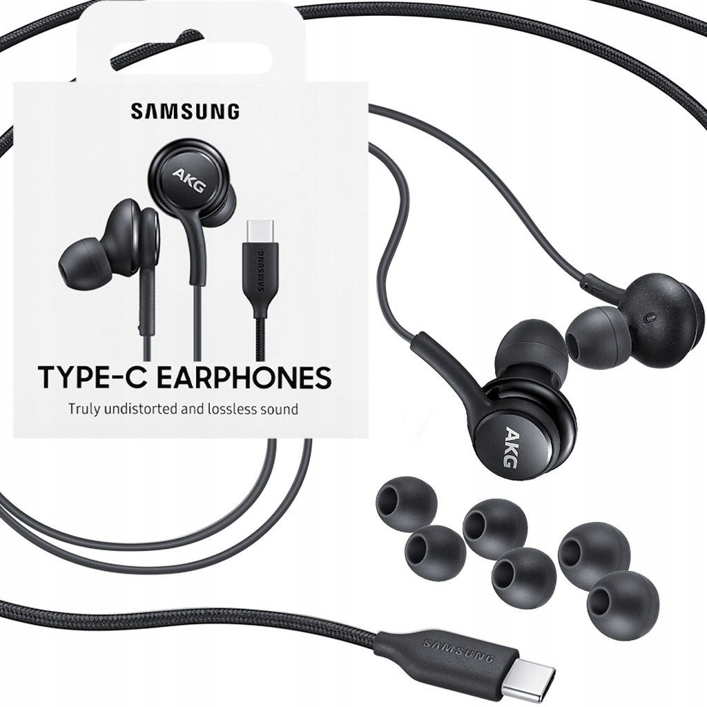 ORYGINALNE SŁUCHAWKI AKG USB TYP C SAMSUNG EO-IC100 GALAXY S22 S23 S24 S25 1