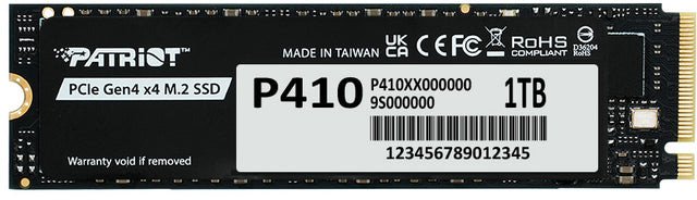 PATRIOT P410 1TB PCIe Gen 4 x4 M.2 SSD 1