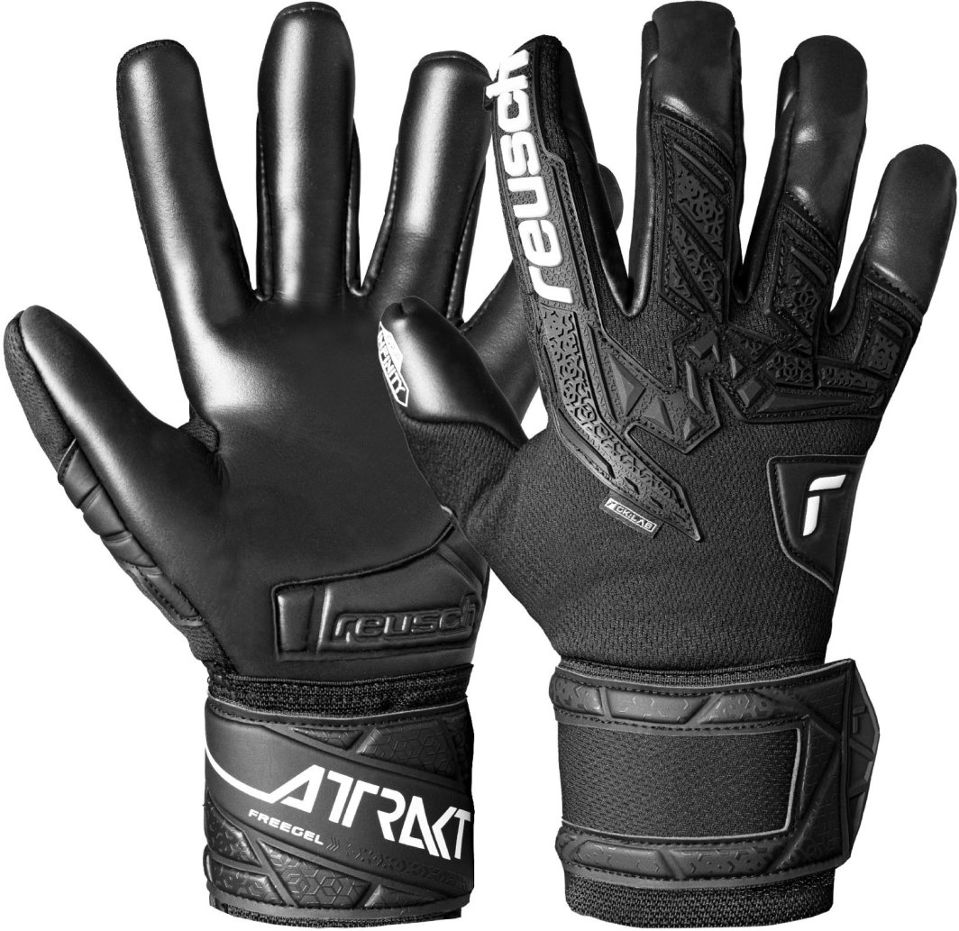 Rękawice bramkarskie Reusch Attrakt Freegel Infinity r. 7,5 czarne 1